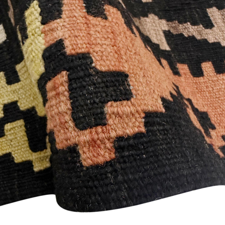 Afghan Vegetable Kilim Rug 6'8" x 9'9" Flat-Weave | No. AL787427