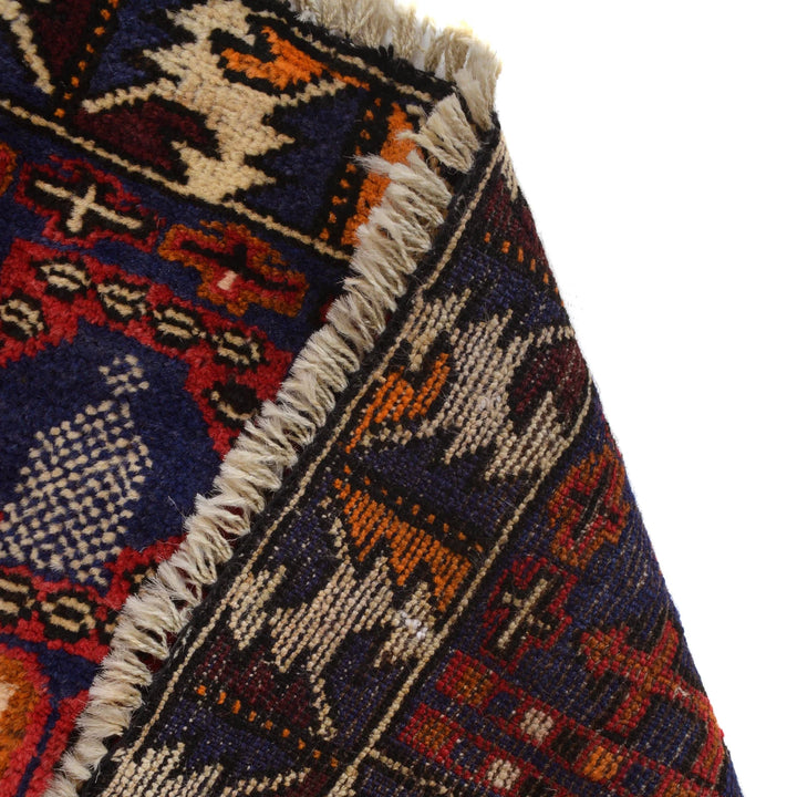Afghan Prayer Rug 3' 0" x 4' 9" Hand-Knotted | No. AL78902