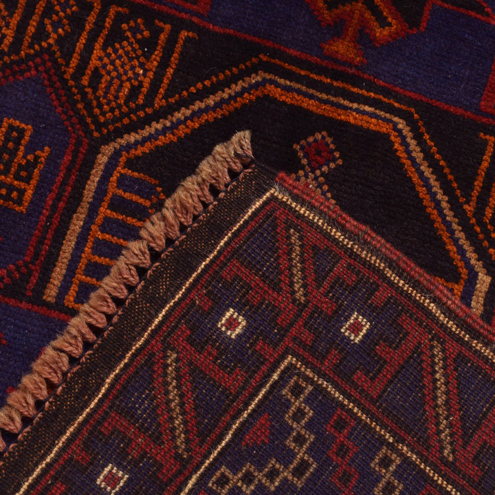 Afghan Prayer Rug 3' 0" x 4' 9" Hand-Knotted | No. AL79183