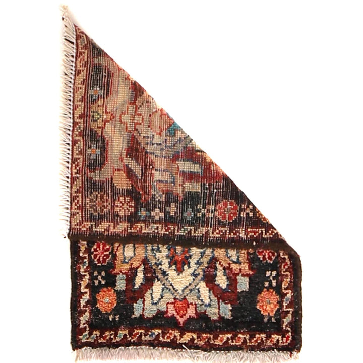 Afghan Geometric Rug 1' 4" x 1' 11" Hand-Knotted | No. AL79226