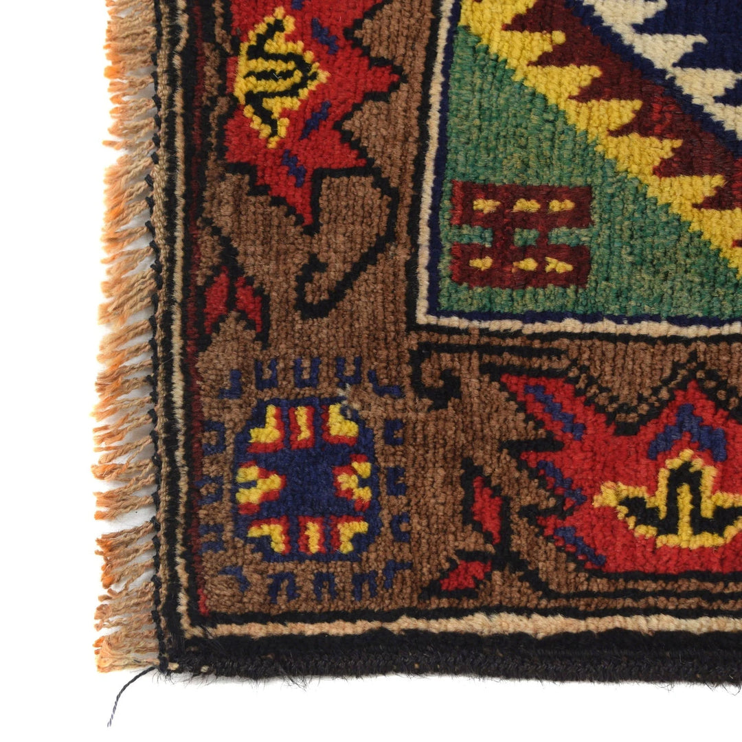 Afghan Baluchi Rug 2' 10" x 4' 9" Hand-Knotted | No. AL79238