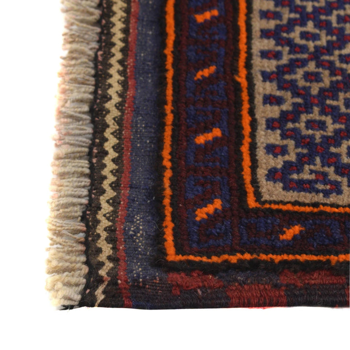 Afghan Prayer Rug 2' 7" x 4' 7" Hand-Knotted | No. AL79241
