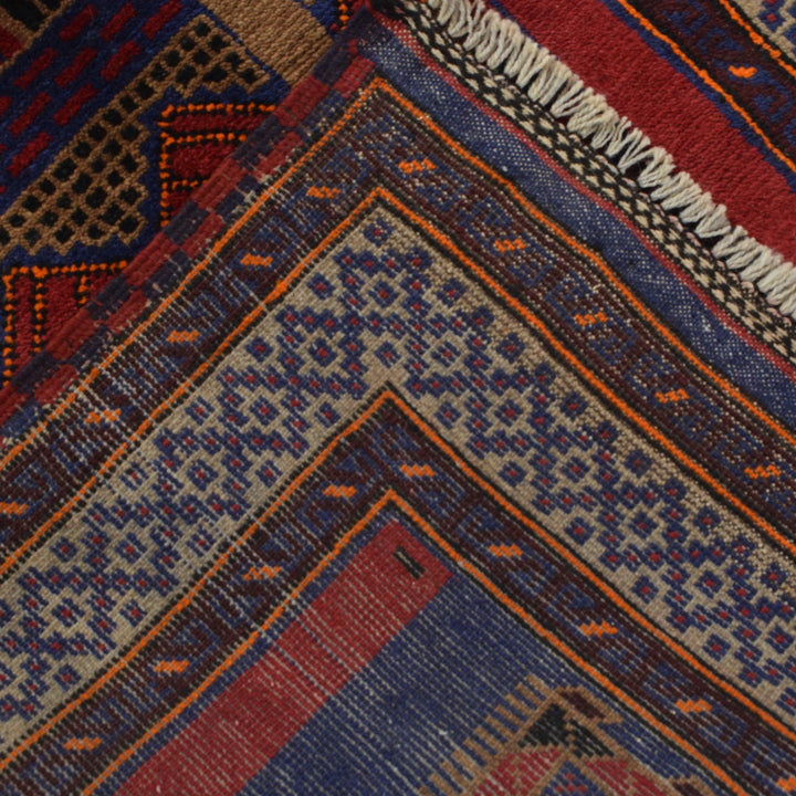 Afghan Prayer Rug 2' 7" x 4' 7" Hand-Knotted | No. AL79241