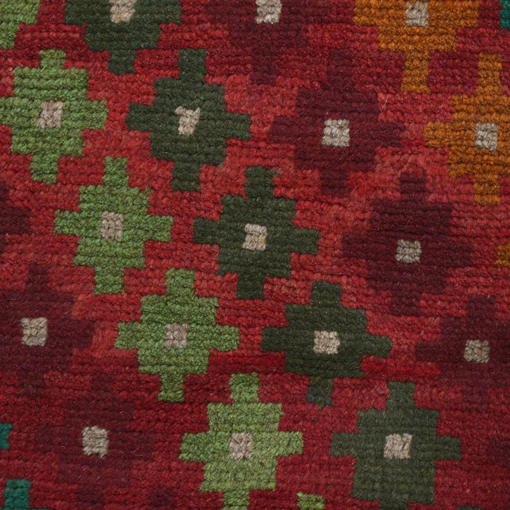 Afghan Baluchi Rug 2' 2" x 6' 6" Hand-Knotted | No. AL79481