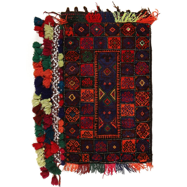 Afghan Balisht Rug 1' 9" x 3' 3" Hand-Knotted | No. AL79624