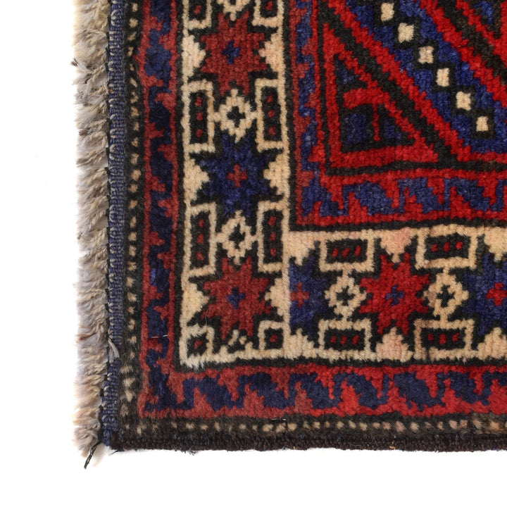 Afghan Baluchi Rug 3' 0" x 4' 8" Hand-Knotted | No. AL79718