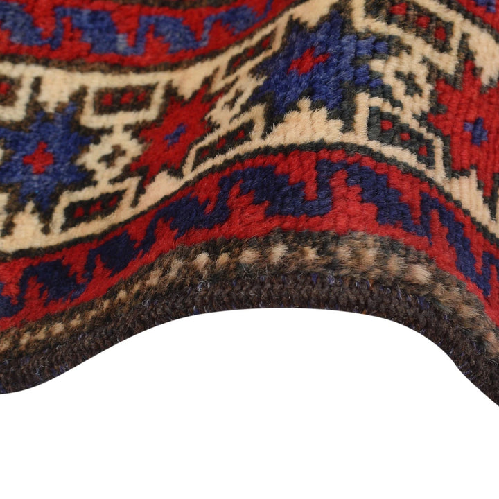 Afghan Baluchi Rug 3' 0" x 4' 8" Hand-Knotted | No. AL79718