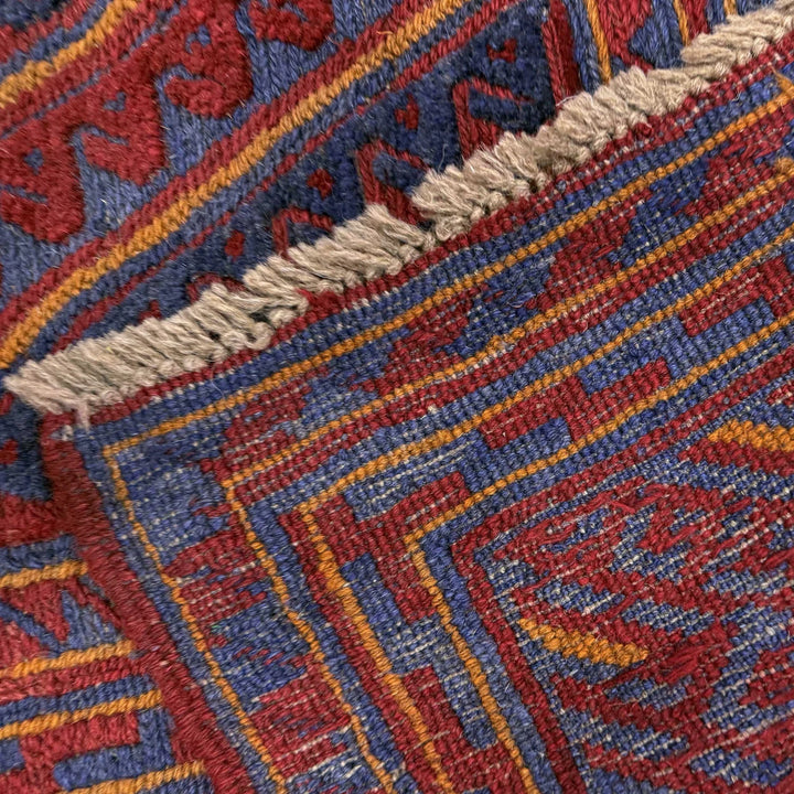 Multicolor Afghan Mashwani Rug 5' 2" x 6' 0" Hand-Knotted | No. AL79824