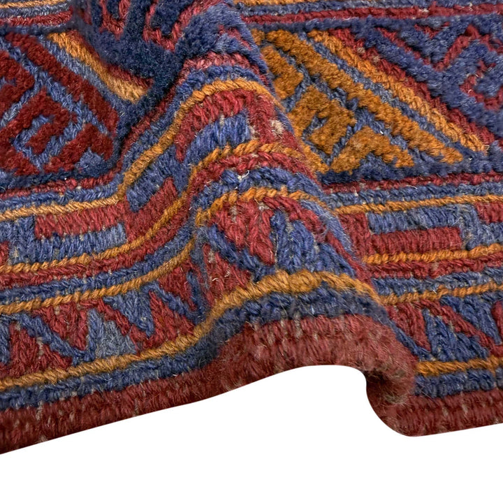 Multicolor Afghan Mashwani Rug 5' 2" x 6' 0" Hand-Knotted | No. AL79824
