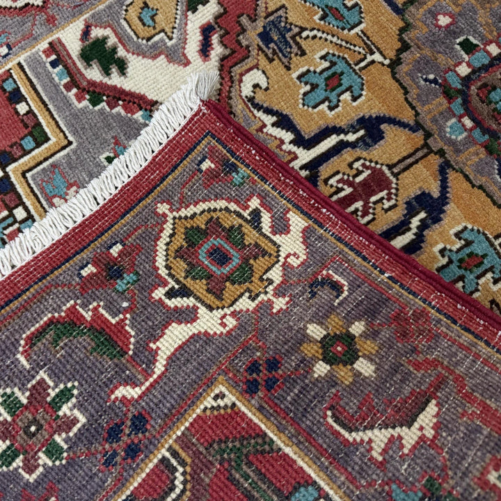 Afghan Heriz Rug 2' 9" x 4' 1" Hand-Knotted | No. AL79843