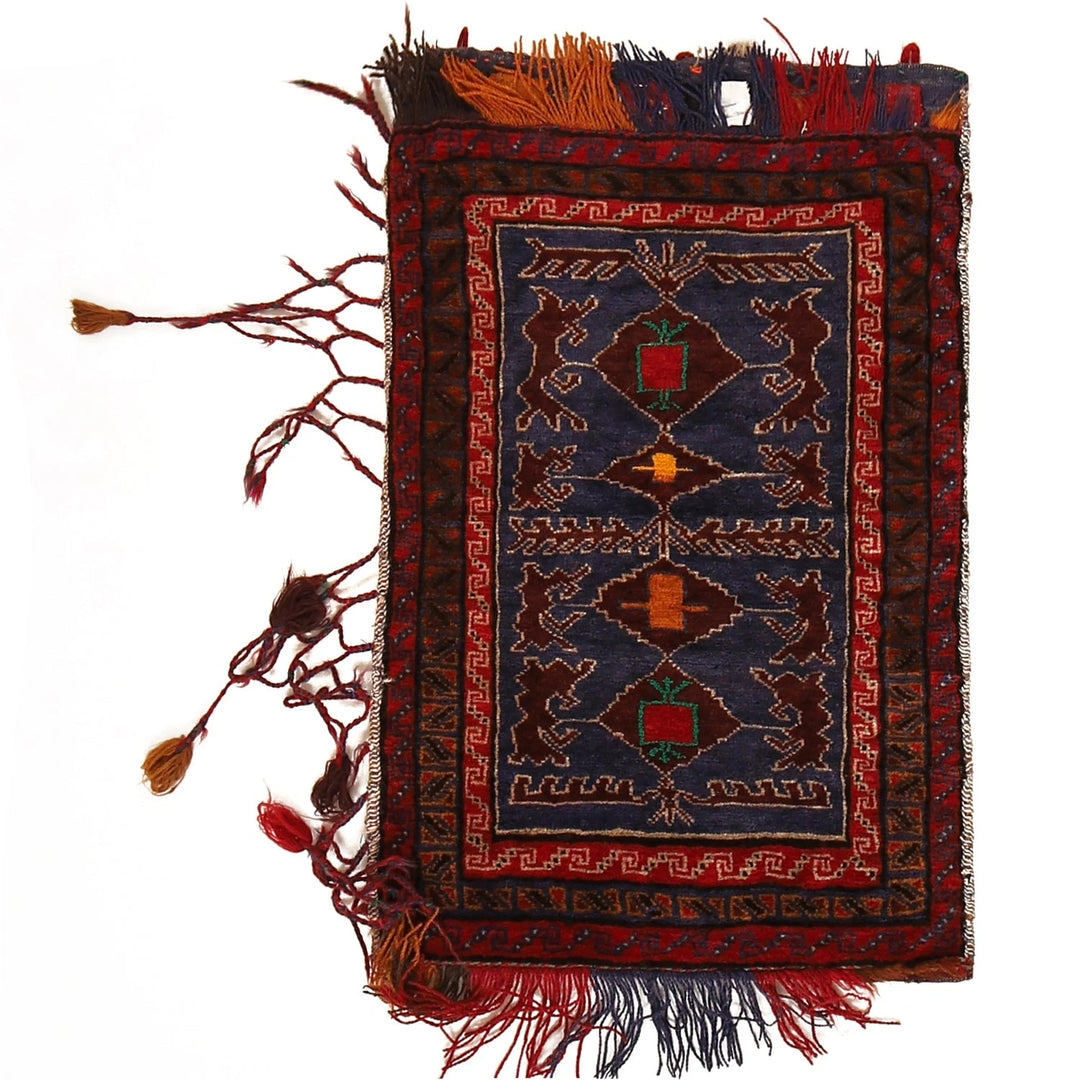 Afghan Balisht Rug 1' 9" x 2' 10" Hand-Knotted | No. AL79937