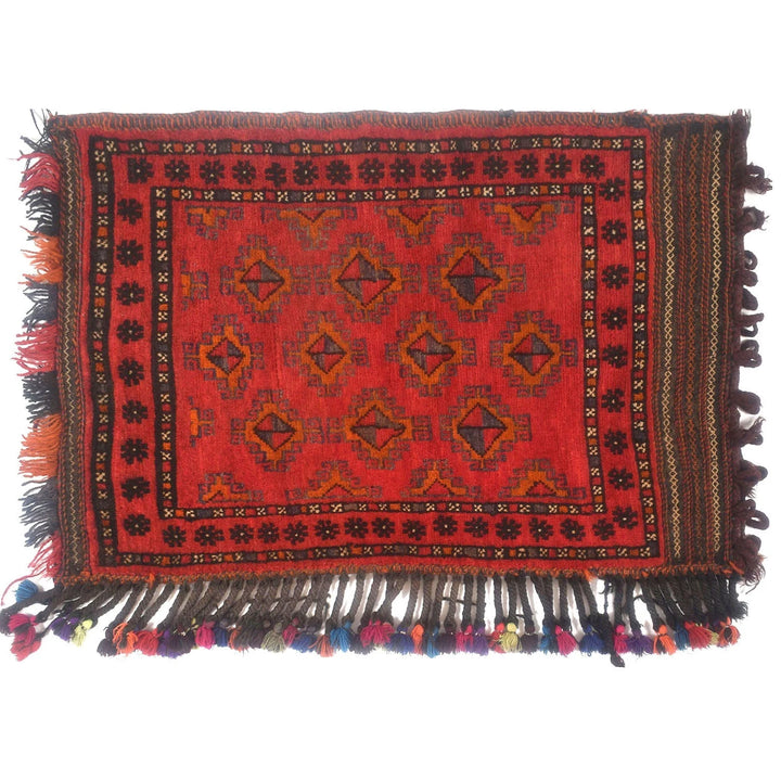 Afghan Balisht Rug 2' 2" x 3' 4" Hand-Knotted | No. AL79944