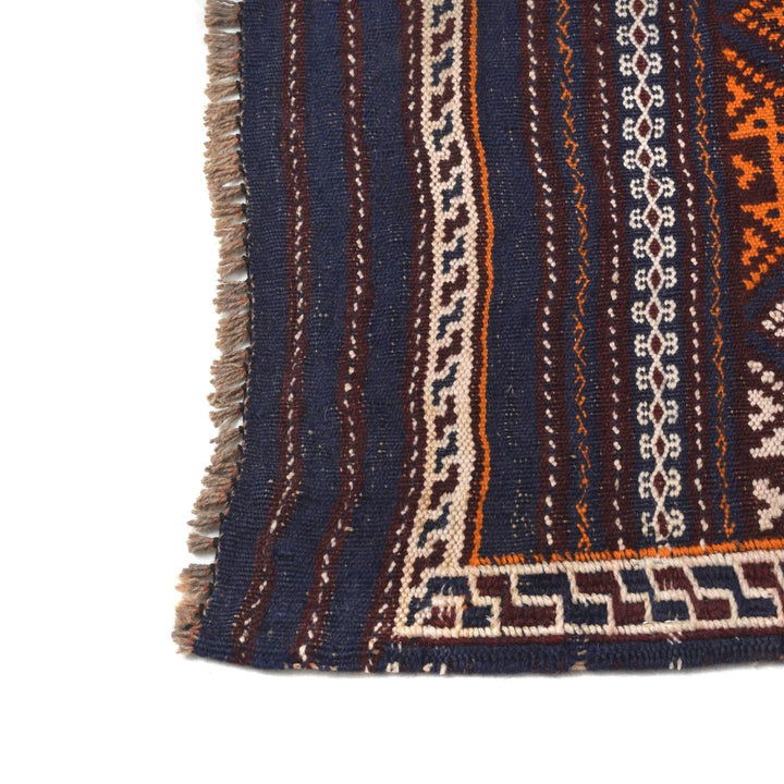 Afghan Laghari Kilim Rug 4' 6" x 6' 4" Hand-Knotted | No. AL79979