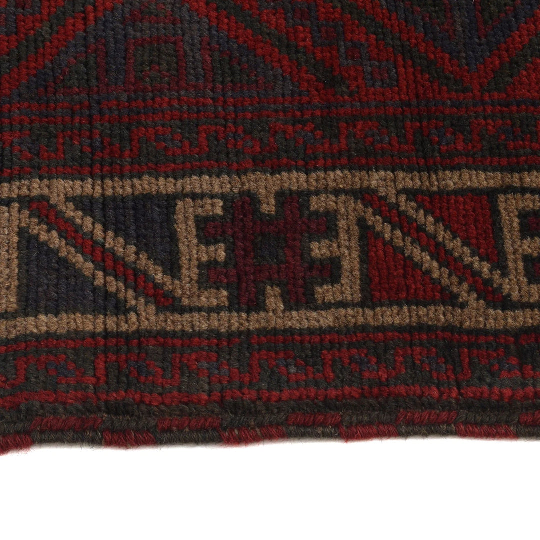 Afghan Baluchi Rug 4' 5" x 6' 10" Hand-Knotted | No. AL80118