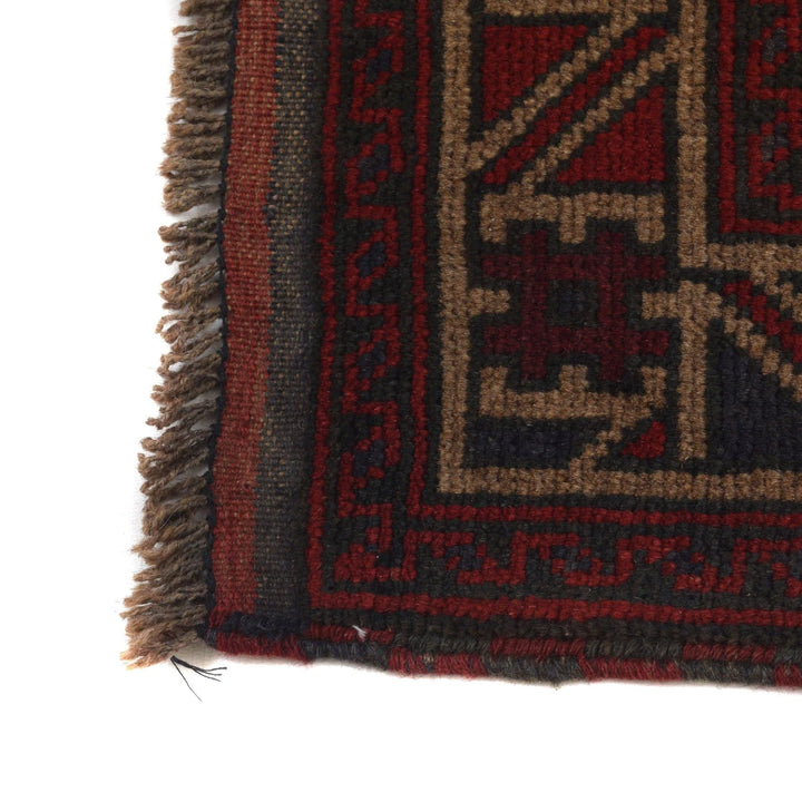 Afghan Baluchi Rug 4' 5" x 6' 10" Hand-Knotted | No. AL80118