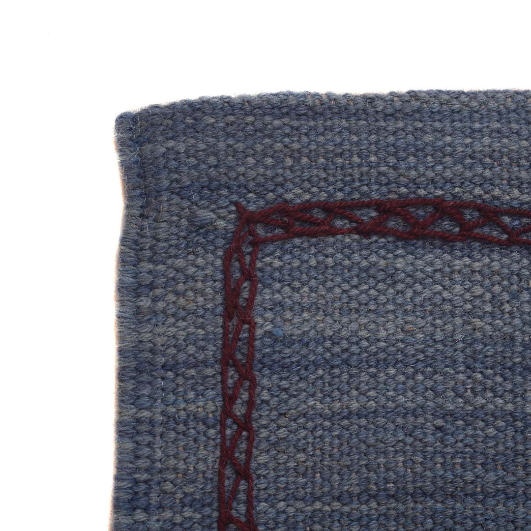 Afghan Kilim Rug 4' 11" x 6' 10" Flat-Weave | No. AL80163
