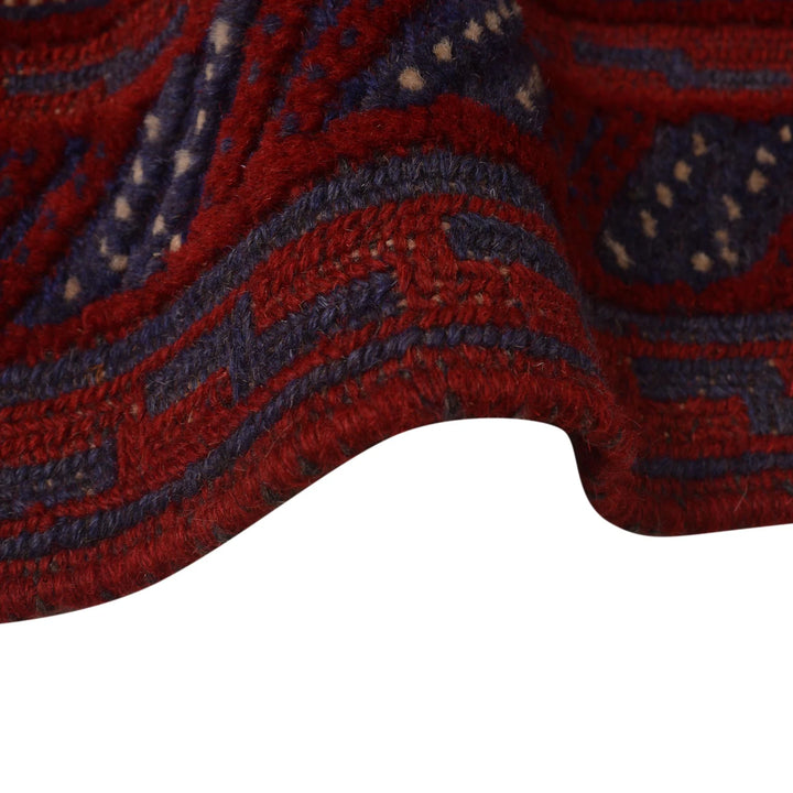 Afghan Mashwani Rug 2' 8" x 12' 0" Hand-Knotted | No. AL80317