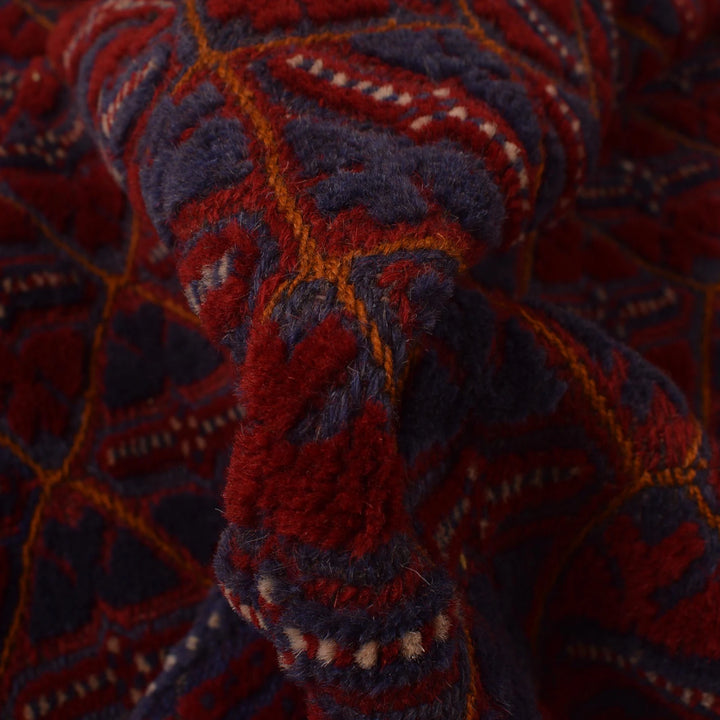 Afghan Mashwani Rug 2' 8" x 12' 0" Hand-Knotted | No. AL80317