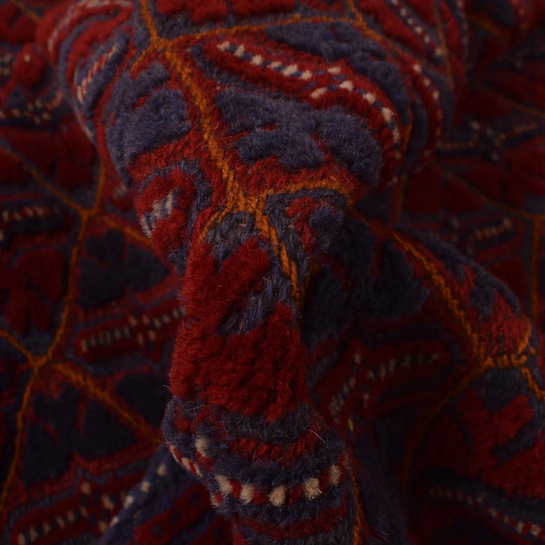 Afghan Mashwani Rug 2' 8" x 12' 0" Hand-Knotted | No. AL80317