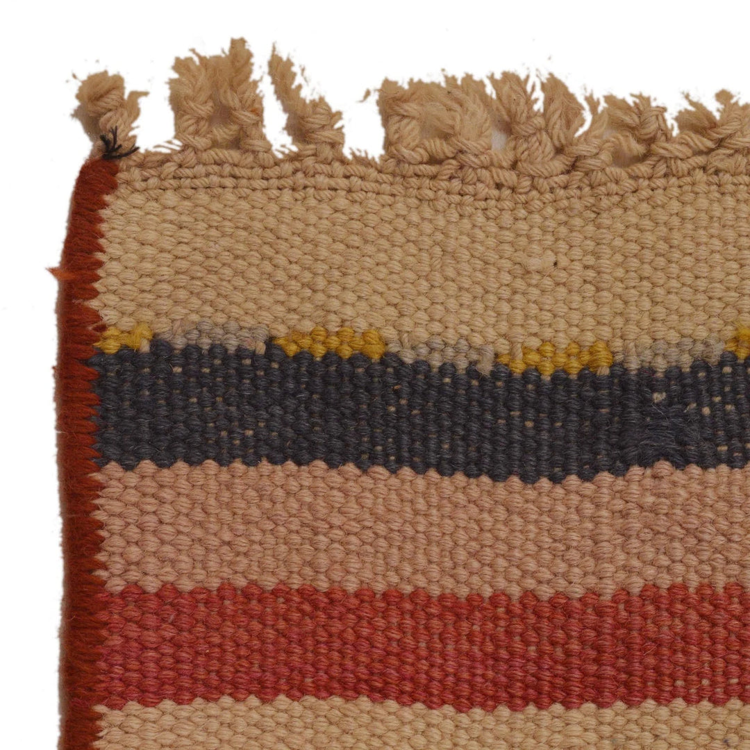 Afghan Kilim Rug 5' 3" x 7' 7" Flat-Weave | No. AL80876