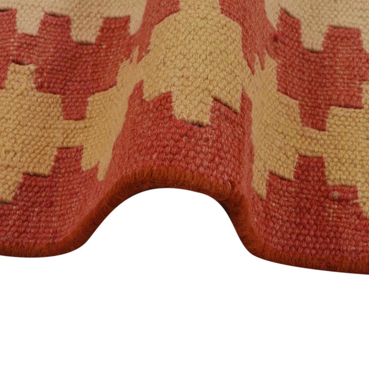 Afghan Kilim Rug 5' 3" x 7' 7" Flat-Weave | No. AL80876