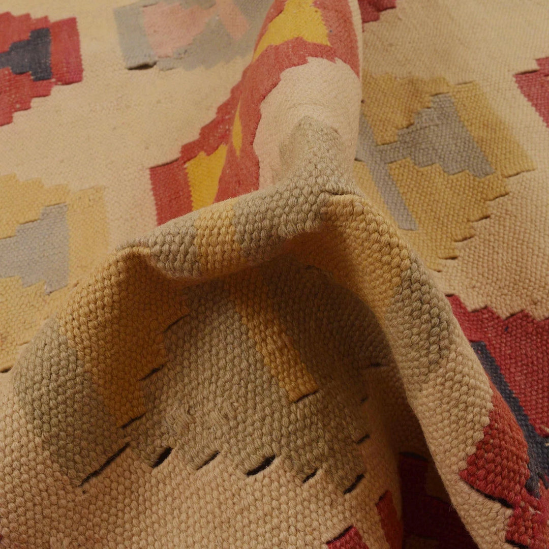 Afghan Kilim Rug 5' 3" x 7' 7" Flat-Weave | No. AL80876