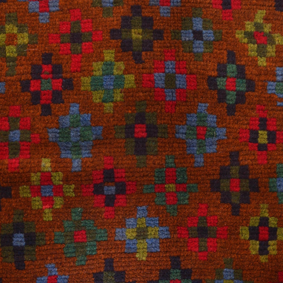 Afghan Baluchi Rug 4' 0" x 6' 1" Hand-Knotted | No. AL81170