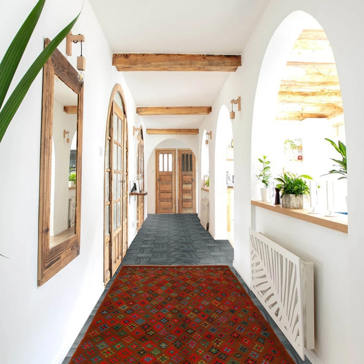 Afghan Baluchi Rug 4' 0" x 6' 1" Hand-Knotted | No. AL81170