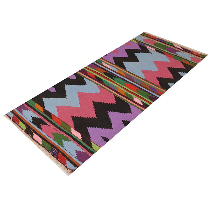 Afghan Table Sheet Runner Rug 2' 3" x 5' 3" Flat-Weave | No. AL81319