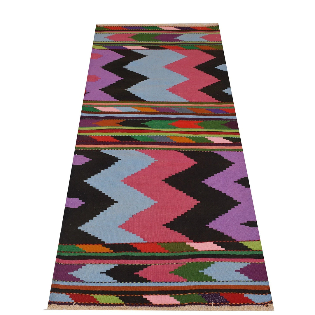 Afghan Table Sheet Runner Rug 2' 3" x 5' 3" Flat-Weave | No. AL81319
