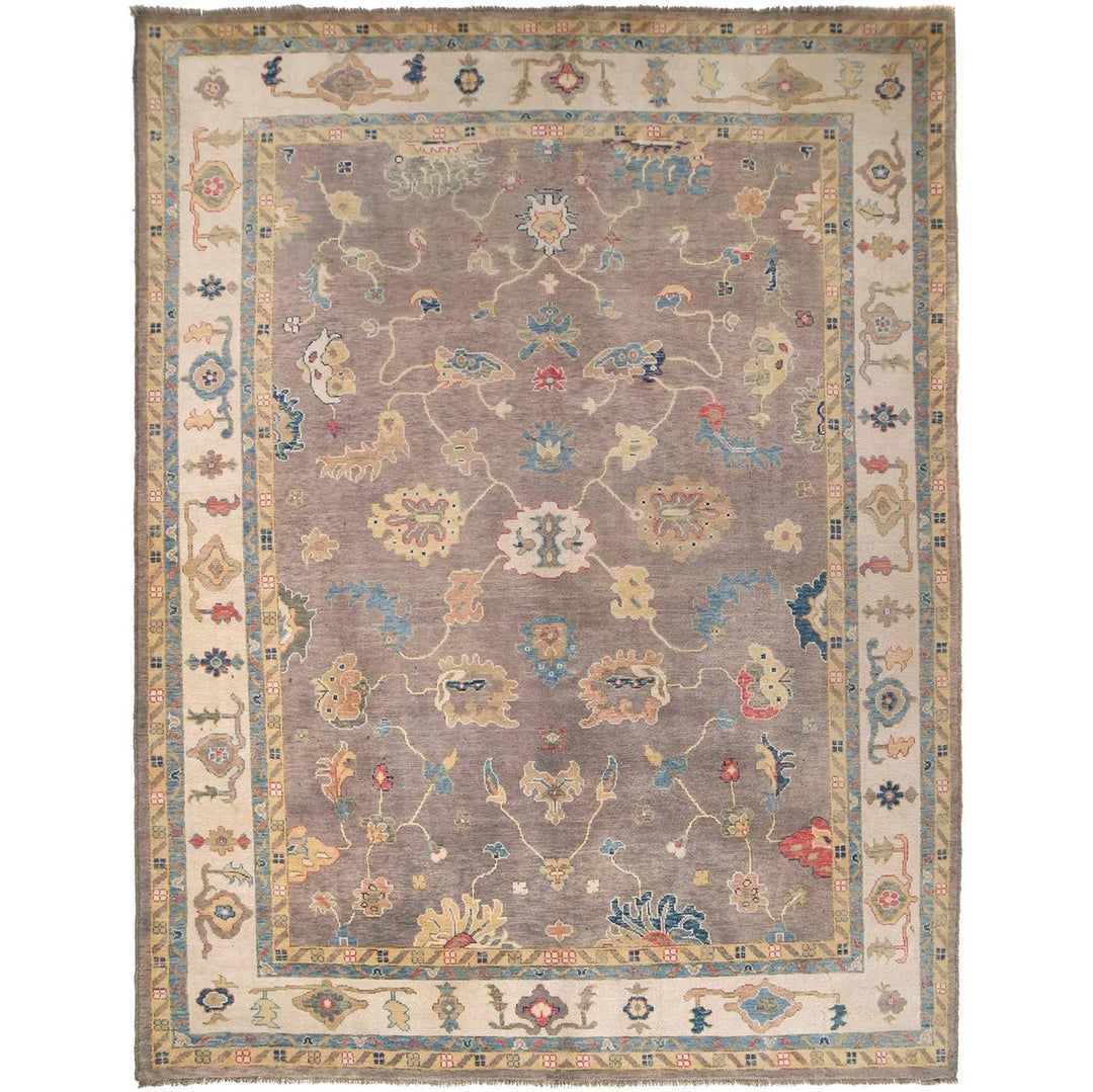 Turkish Design Oushak Rug 8' 10" x 11' 7" - No. AL82199