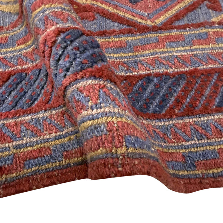 Multicolor Afghan Mashwani Rug 4' 11" x 5' 11" Hand-Knotted | No. AL82236