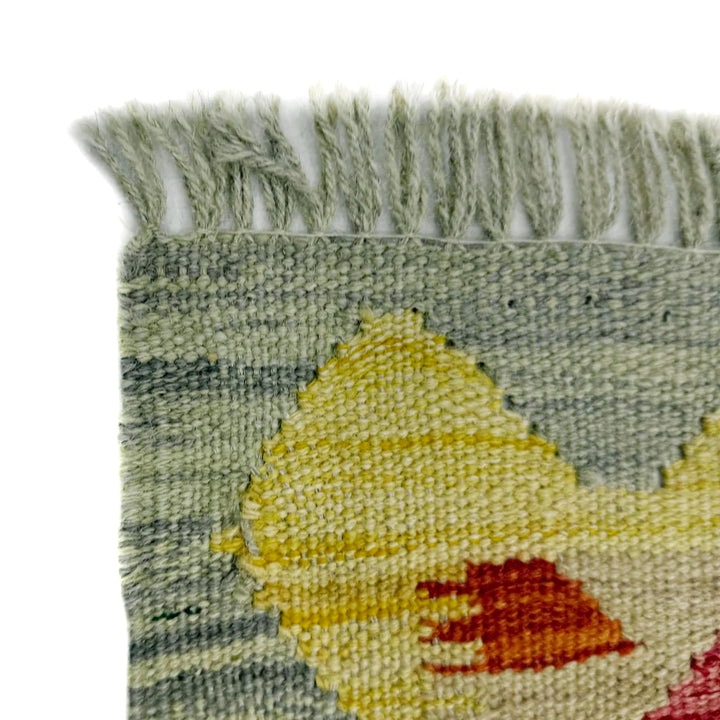 Afghan Vegetable Kilim Rug 2' 5" x 4' 0" Flat-Weave | No. AL822829