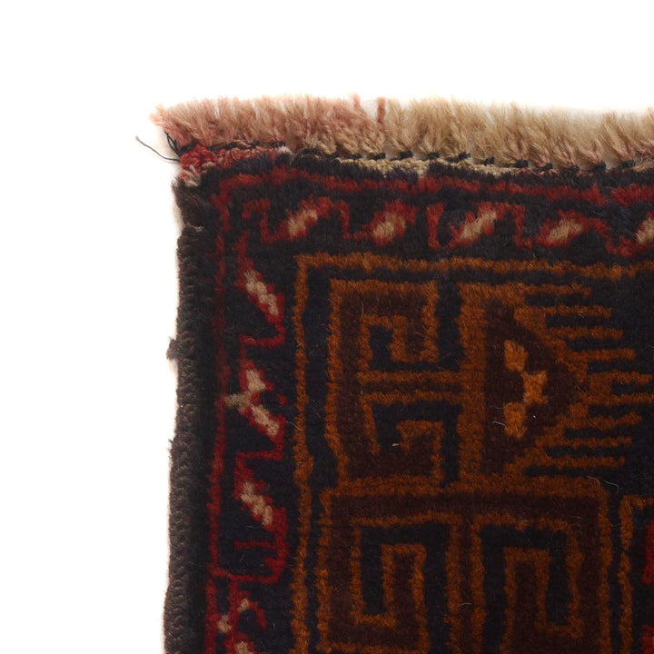 Afghan Baluchi Rug 3' 6" x 6' 6" Hand-Knotted | No. AL82285