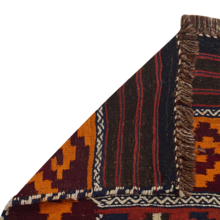 Afghan Kilim Rug 5' 9" x 9' 8" Flat-Weave | No. AL82423