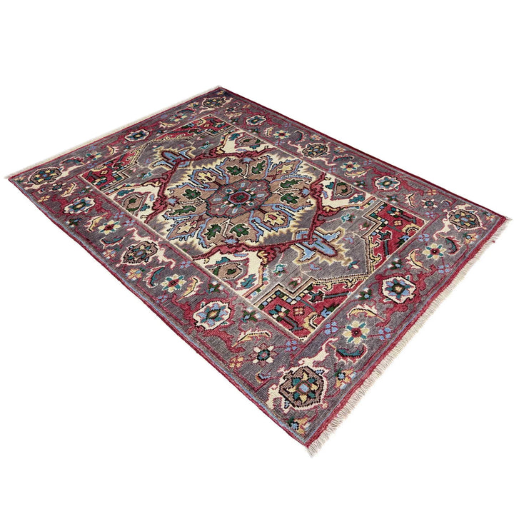 Afghan Heriz Rug 2'8" x 4'0" Hand-Knotted | No. AL82821