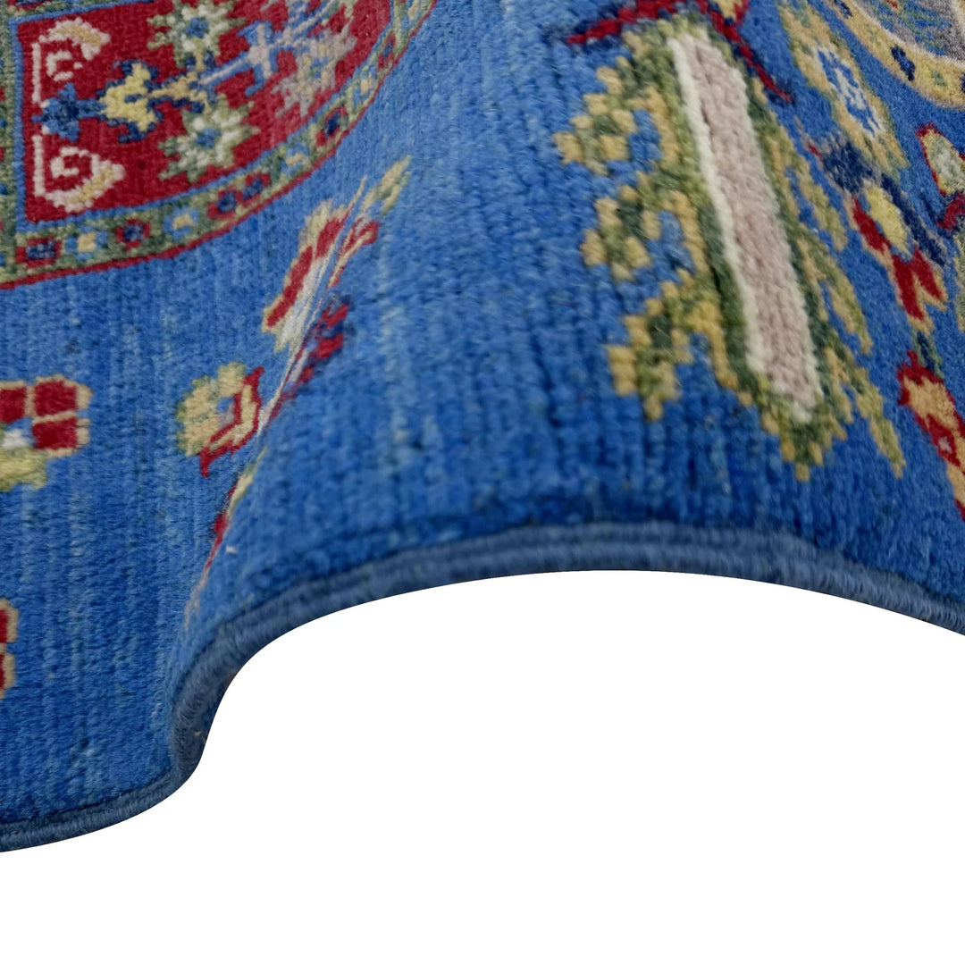 Blue Afghan Bakhtiar Rug 2' 8" x 6' 11" Hand-Knotted | No. AL82904