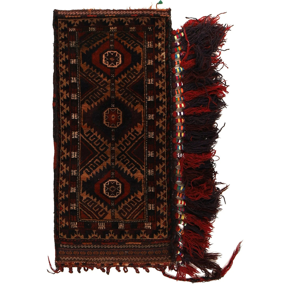 Afghan Balisht Rug 1' 9" x 3' 8" Hand-Knotted | No. AL82964