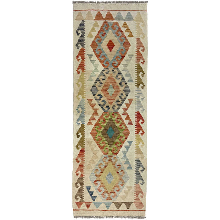 Afghan Kilim Rug 2' 0" x 6' 0" Flat-Weave | No. AL83071