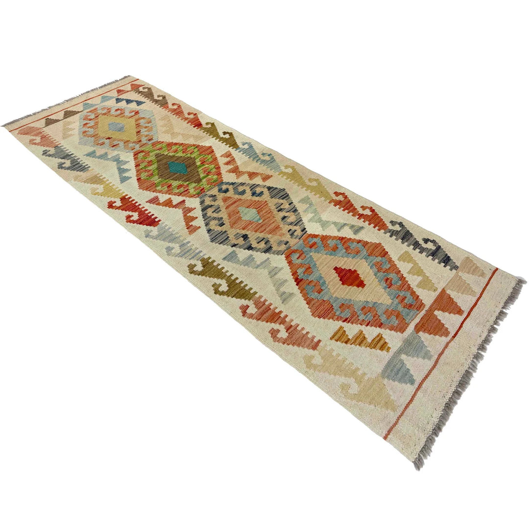 Afghan Kilim Rug 2' 0" x 6' 0" Flat-Weave | No. AL83071