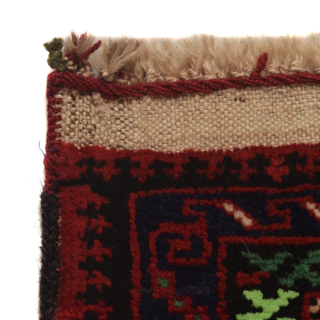 Afghan Prayer Rug 2' 4" x 3' 4" Hand-Knotted | No. AL83298