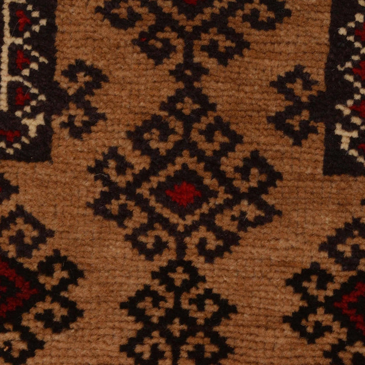 Afghan Prayer Rug 2' 4" x 3' 4" Hand-Knotted | No. AL83298