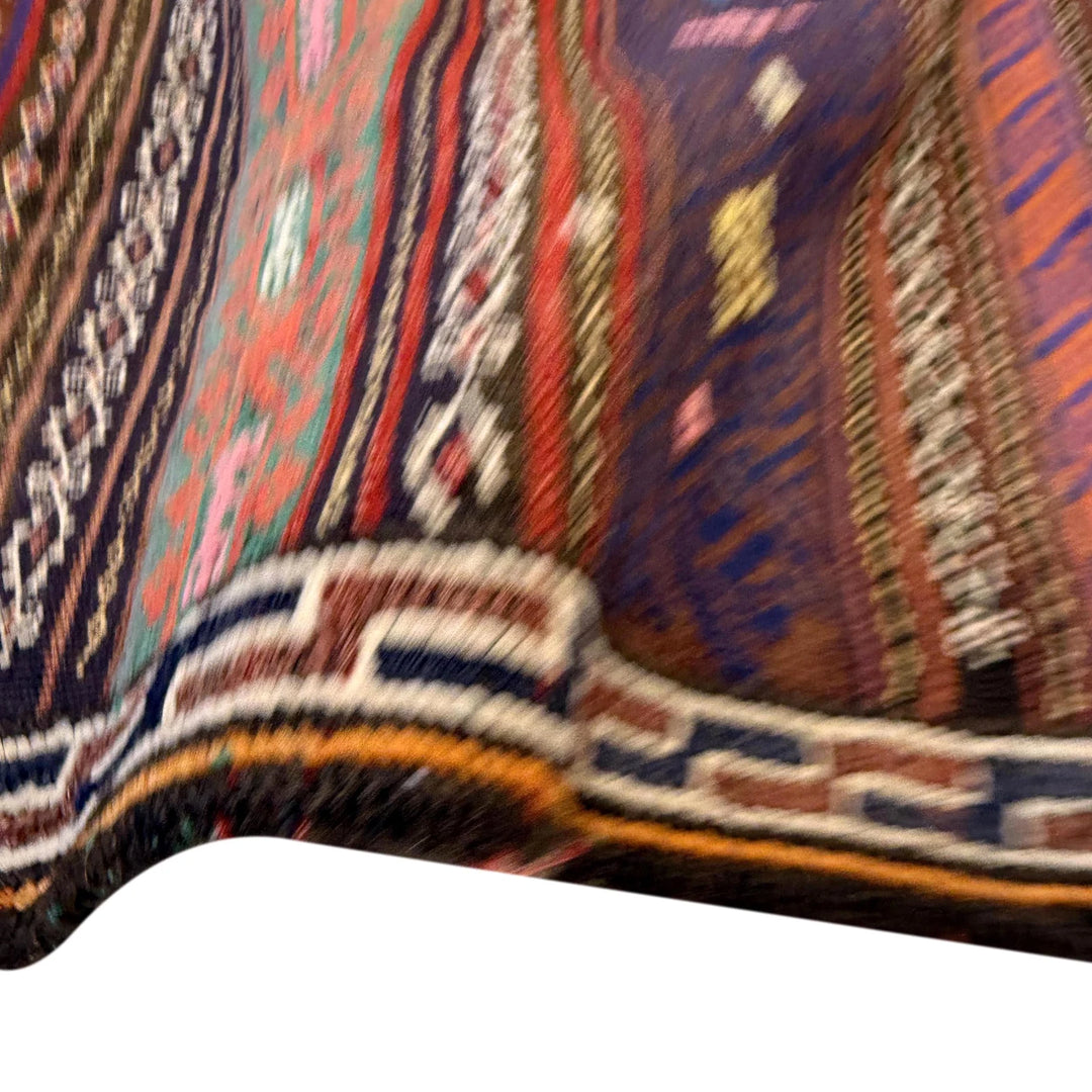Afghan Laghari Kilim Rug 4' 5" x 6' 9" Flat-Weave | No. AL83391
