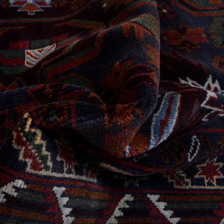 Afghan Baluchi Rug 4' 2" x 7' 1" Hand-Knotted | No. AL83450