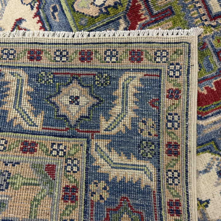 Afghan Heriz Rug 3'11" x 5'11" Hand-Knotted | No. AL83549