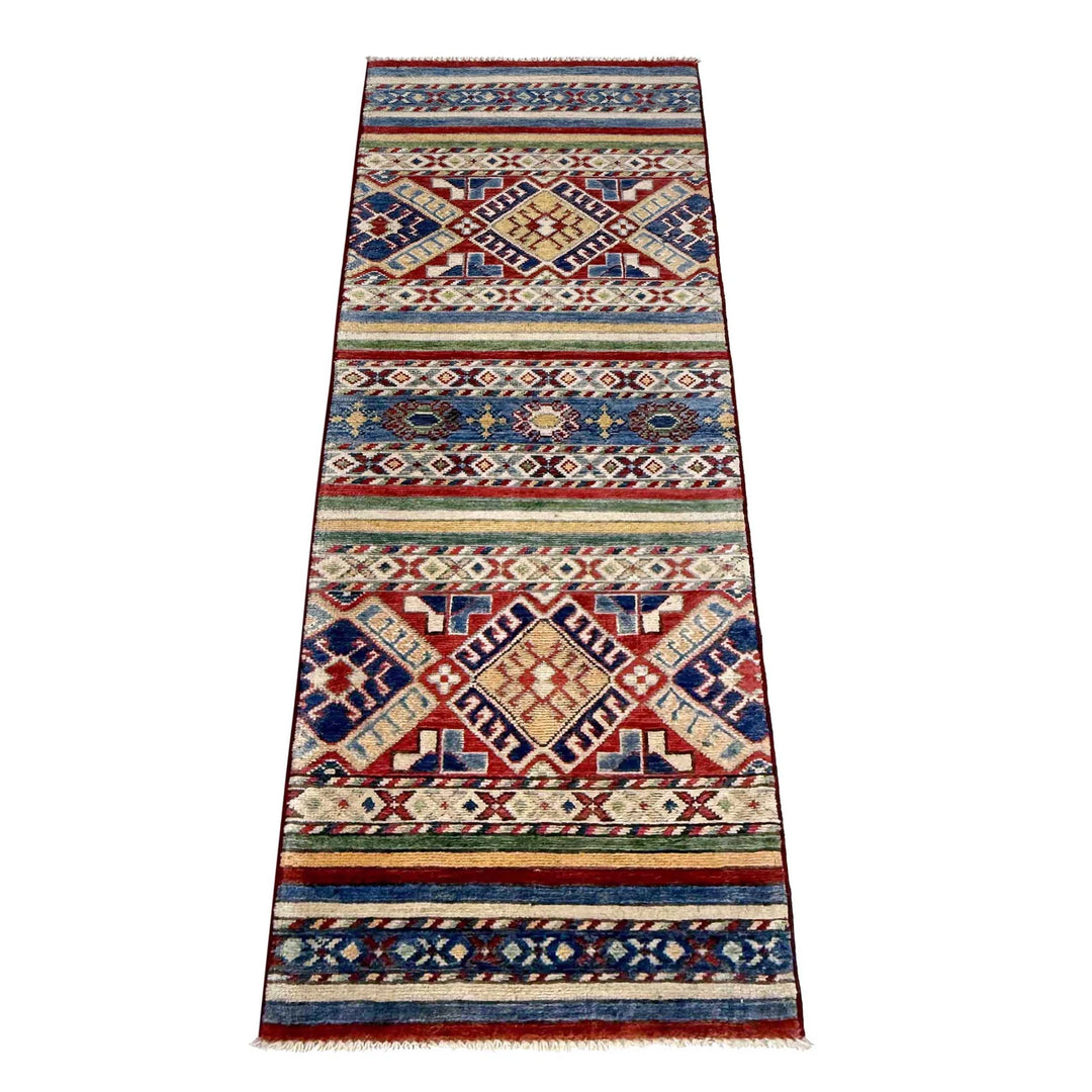 Afghan Khurjin Runner Rug 1' 10" x 5' 10" Hand-Knotted | No. AL83550