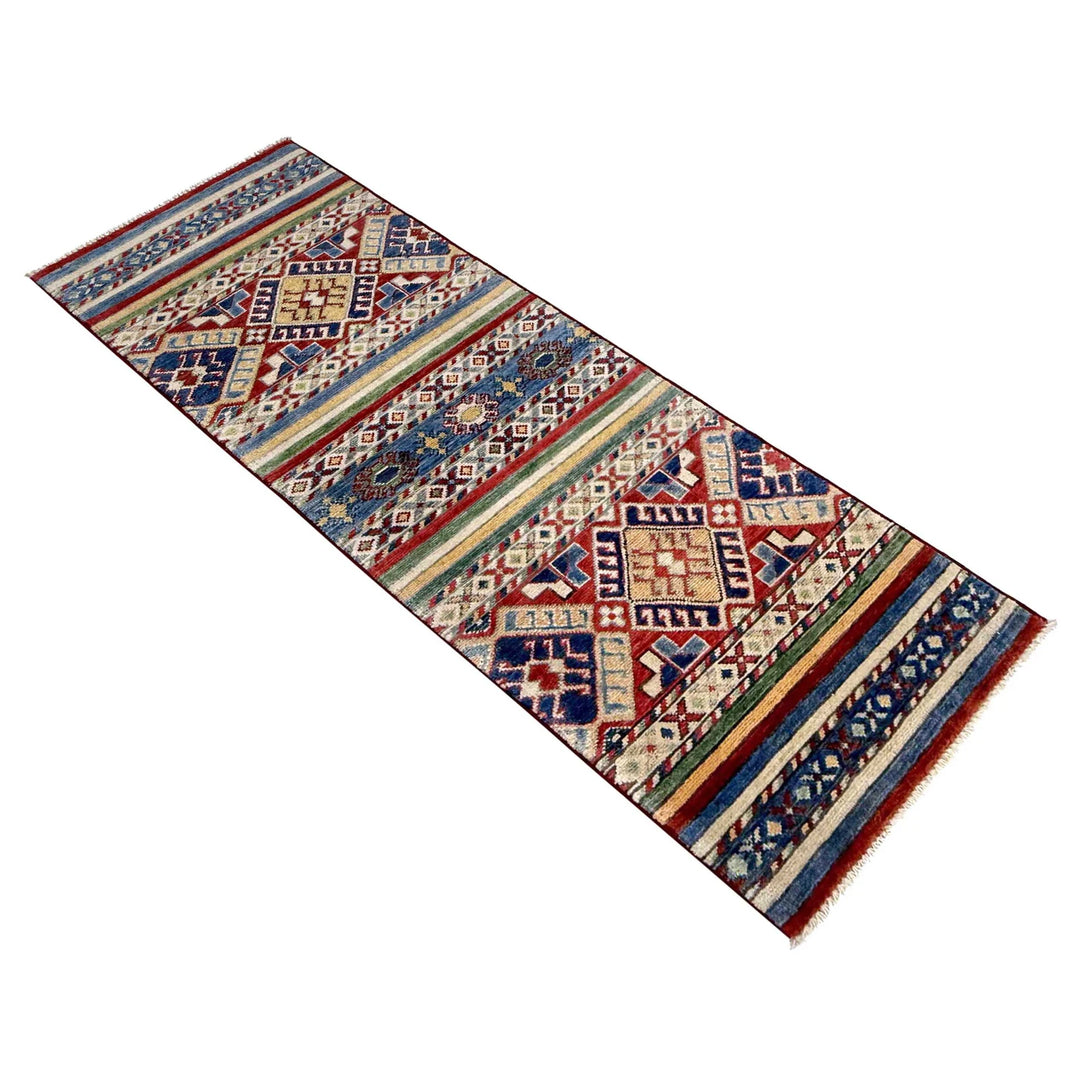 Afghan Khurjin Runner Rug 1' 10" x 5' 10" Hand-Knotted | No. AL83550