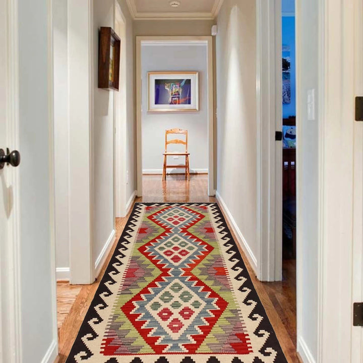 Afghan Kilim Rug 2' 3" x 5' 3" Flat-Weave | No. AL83564