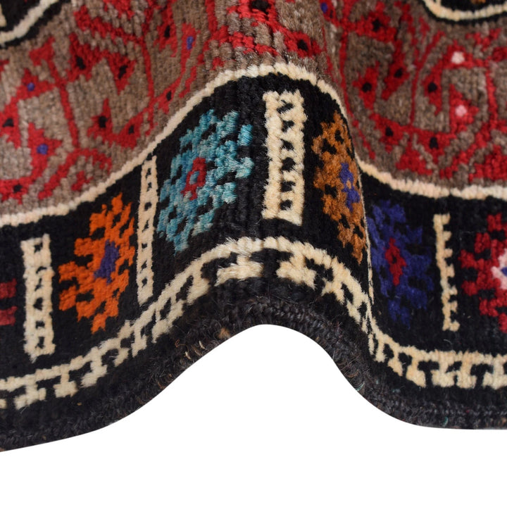 Afghan Baluchi Rug 3' 10" x 6' 0" Hand-Knotted | No. AL83657
