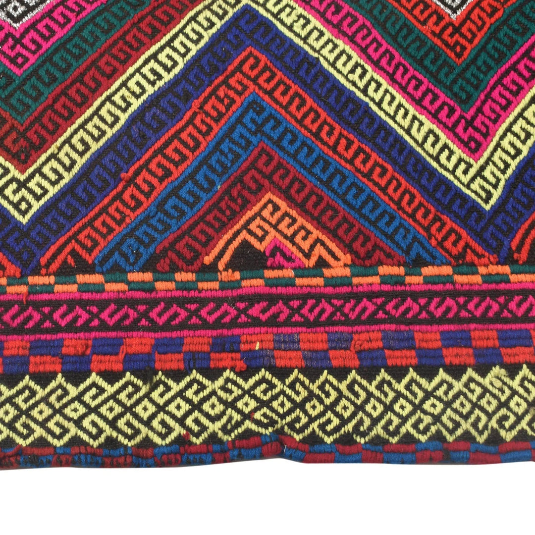 Afghan Suzani Kilim Rug 2' 4" x 9' 4" Flat-Weave | No. AL83720